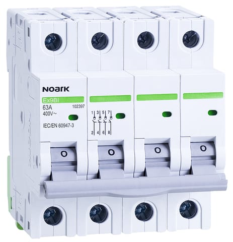 ⁨Noark switch disconnectors Ex9BI 4P 63A⁩ at Wasserman.eu