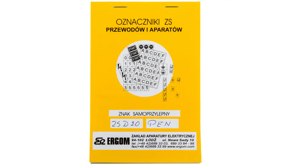 ⁨Znaki samoprzylepne ZS D20/PEN E04ZP-02030403600⁩ w sklepie Wasserman.eu