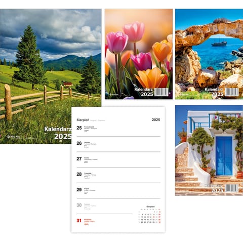 ⁨Kalendarz biurkowy pionowy 2025 0405-0893-99 Panta Plast⁩ w sklepie Wasserman.eu
