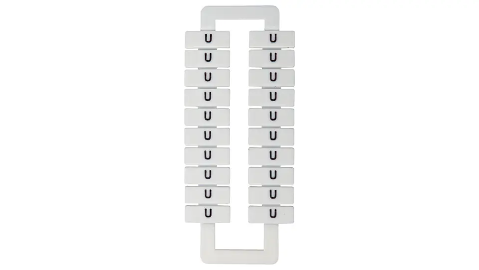 ⁨Markers for fittings (EURO) 2,5-70mm2 /U/ white 43192 (20pcs)⁩ at Wasserman.eu