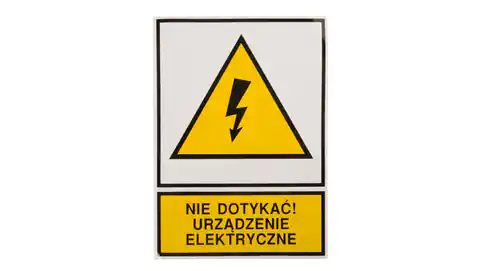 ⁨Plate /warning sign/ POP 105X148S /N.D.U.E./ E04TZ-01011130100 /10pcs./⁩ at Wasserman.eu