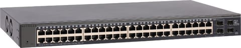 ⁨NETGEAR GS748T Zarządzany L2+ Gigabit Ethernet (10/100/1000) Niebieski⁩ w sklepie Wasserman.eu