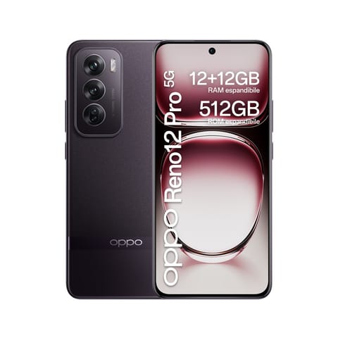 ⁨Smartfon Oppo Reno12 Pro 5G DS 12/512GB Nebula Black⁩ w sklepie Wasserman.eu