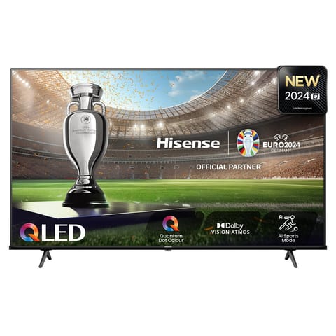⁨Telewizor Hisense QLED 50E7NQ 50" 4K UHD Smart TV Wi-Fi Czarny⁩ w sklepie Wasserman.eu