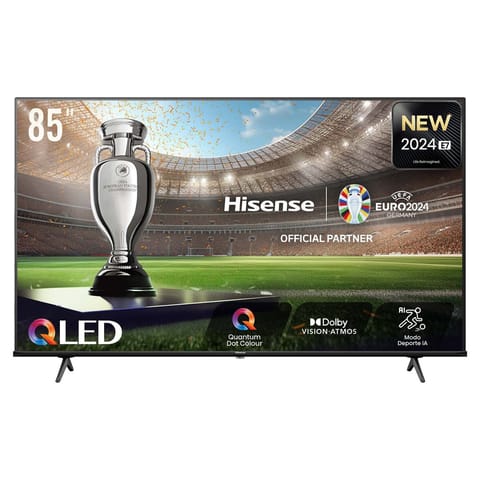 ⁨Hisense 85E7NQ TV 2.16 m (85") 4K Ultra HD Smart TV Wi-Fi Black 400 cd/m²⁩ at Wasserman.eu