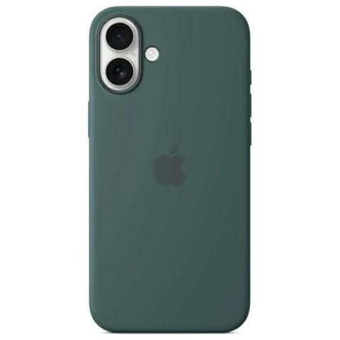 ⁨Silicone case with MagSafe for iPhone 16 Plus - lake green⁩ at Wasserman.eu