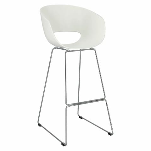 ⁨Shell bar stool white⁩ at Wasserman.eu