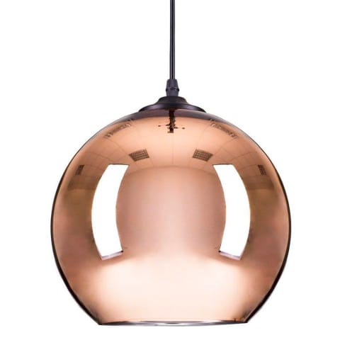 ⁨Pendant lamp MIRROR GLOW - L copper 40 cm (Copper color)⁩ at Wasserman.eu