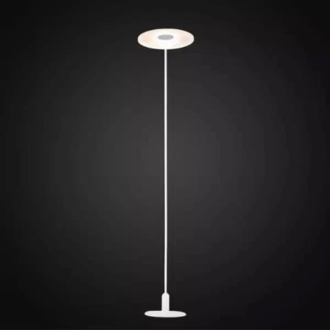 ⁨Minimalist LED floor lamp – VINYL F Altavola Design (Light colour slightly warm, Matte white)⁩ at Wasserman.eu