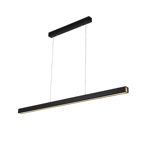 Lampa wisząca Linear 120cm czarna 3k (Barwa światła delikatnie ciepła, Kolor czarny matowy, Możliwość ściemniania nie) w sklepie Wasserman.eu
