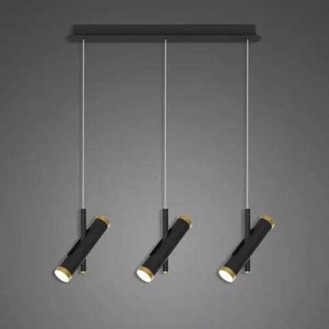Lampa wisząca Lunette No.4 czarna (Barwa światła delikatnie ciepła, Kolor satynowe złoto, Możliwość ściemniania nie) w sklepie Wasserman.eu