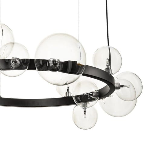 ⁨Lampa wisząca ORION czarna 85 cm (Kolor czarny matowy)⁩ w sklepie Wasserman.eu