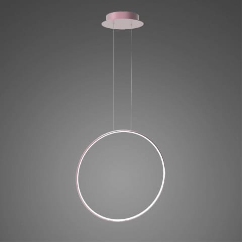 ⁨Lampa wisząca Ledowe Okręgi No.1 X 60cm 4k Różowe Złoto Dali (Barwa światła dzienna, Kolor różowe złoto, Możliwość ściemniania tak)⁩ w sklepie Wasserman.eu