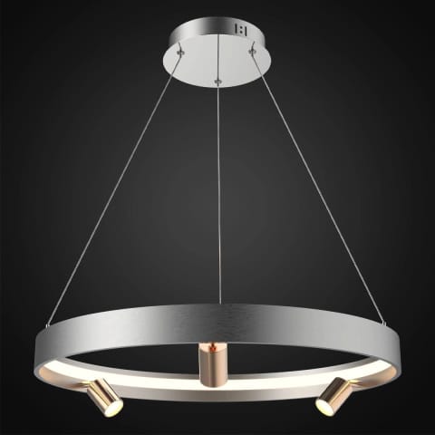 Ledowa Lampa wisząca Spectra No.3 (Barwa światła delikatnie ciepła, Kierunek padania światła na dół, Kolor Złoty, Możliwość ściemniania nie) w sklepie Wasserman.eu