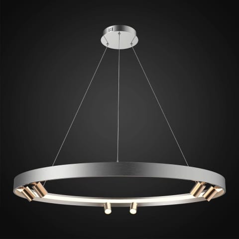 Ledowa Lampa wisząca Spectra No.2 (Barwa światła delikatnie ciepła, Kierunek padania światła na dół, Kolor Złoty, Możliwość ściemniania nie) w sklepie Wasserman.eu