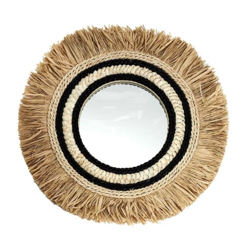 ⁨Kaya boho natural mirror⁩ at Wasserman.eu