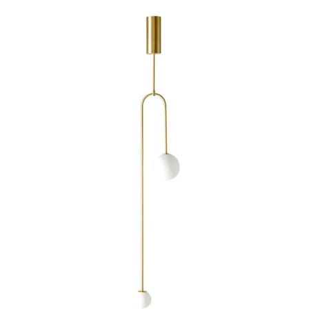 ⁨Pendant lamp LOOP gold 123 cm (Gold)⁩ at Wasserman.eu