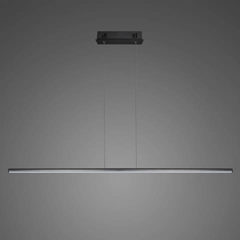 ⁨Lampa wisząca Linea No.1 120cm 3k 20W czarna (Barwa światła delikatnie ciepła, Kolor Czarny, Możliwość ściemniania nie)⁩ w sklepie Wasserman.eu