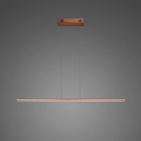 ⁨Lampa wisząca Linea No.1 100cm 3k miedziana Dali (Barwa światła delikatnie ciepła, Kolor miedziany, Możliwość ściemniania tak)⁩ w sklepie Wasserman.eu