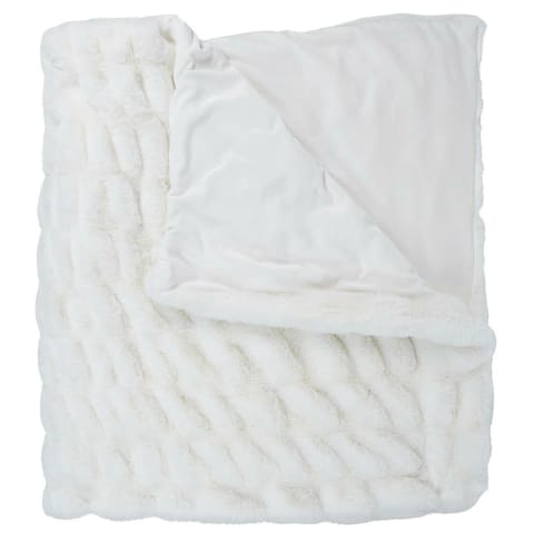 ⁨Koc Furry Luxury biały⁩ w sklepie Wasserman.eu