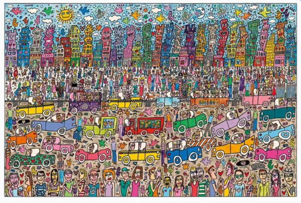 ⁨James Rizzi⁩ at Wasserman.eu