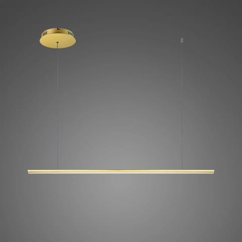 ⁨Lampa wisząca Linea No.1B 100cm 4k złota (Barwa światła barwa dzienna, Kolor Złoty, Możliwość ściemniania nie)⁩ w sklepie Wasserman.eu