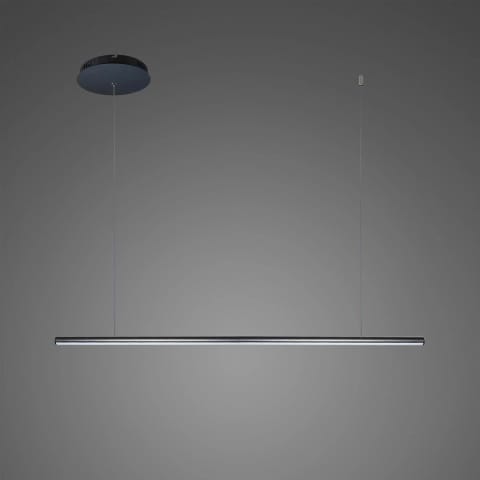 ⁨Lampa wisząca Linea No.1B 100cm 3k czarna (Barwa światła delikatnie ciepła, Kolor Czarny, Możliwość ściemniania nie)⁩ w sklepie Wasserman.eu