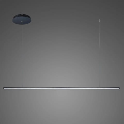 ⁨Lampa wisząca Linea No.1B 120cm 3k czarna ściemnialna (Barwa światła delikatnie ciepła, Kolor Czarny, Możliwość ściemniania tak)⁩ w sklepie Wasserman.eu