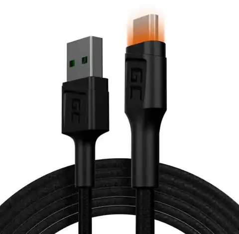 ⁨Kabel GC Ray USB - Micro USB 200 cm, podświetlenie LED⁩ w sklepie Wasserman.eu