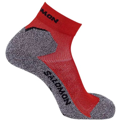 ⁨Skarpety Salomon Speedcross Ankle Socks (kolor Czerwony, rozmiar 45-47)⁩ w sklepie Wasserman.eu