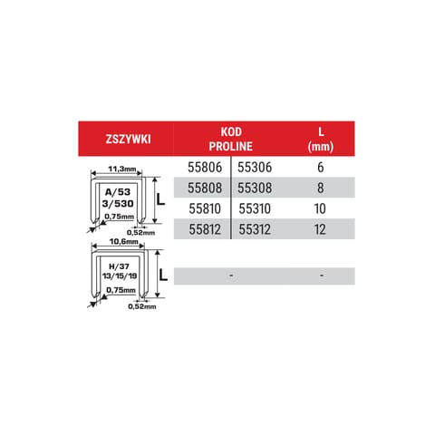 STAPLE GUN / TACKER, 3IN1, 6-12MM PROLINE at Wasserman.eu