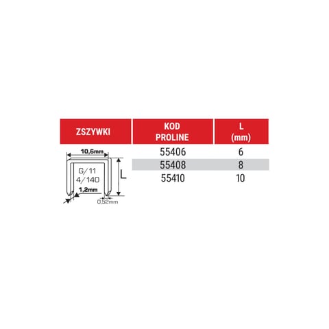 ⁨S4 WAY STAPLE GUN / TACKER - 4-14 MM PROLINE⁩ at Wasserman.eu