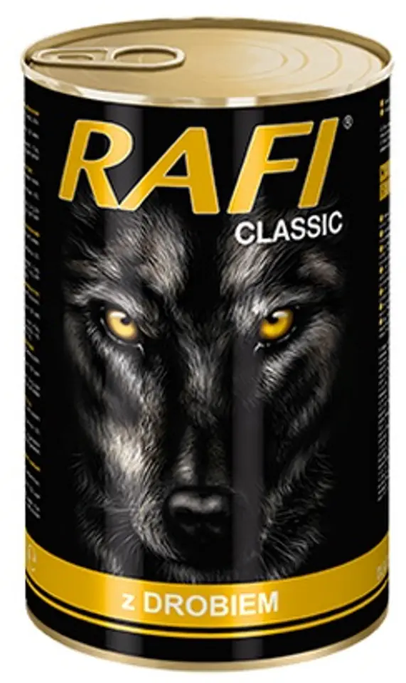 ⁨Dolina Noteci Rafi Classic with poultry - wet dog food - 1240g⁩ at Wasserman.eu