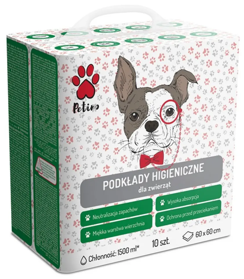 ⁨Petino Podkłady higieniczne 1500ml 60x60cm 10szt⁩ w sklepie Wasserman.eu