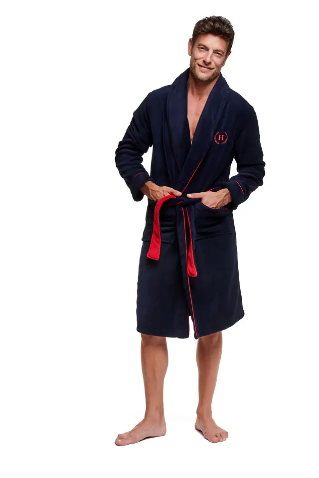 ⁨Bathrobe Got 36375-59X navy blue (size L)⁩ at Wasserman.eu