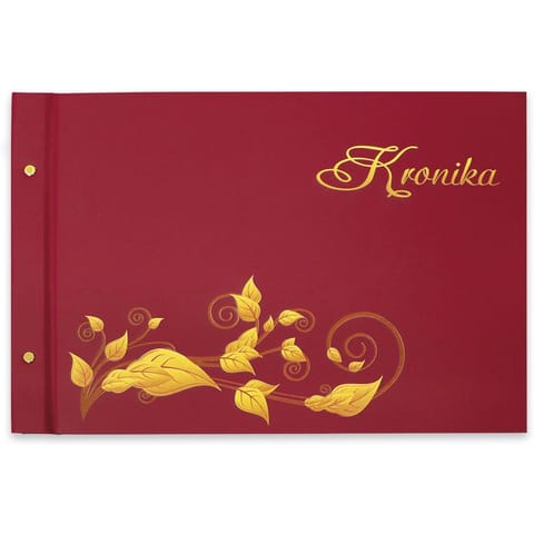 ⁨Kronika A3 malowana pozioma bordowa 415x297mm 1829-319-065 WARTA⁩ w sklepie Wasserman.eu