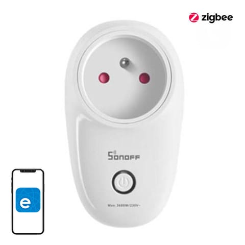 ⁨Inteligentne Gniazdko ZigBee Sonoff S26R2ZBTPE-FR (Typ E)⁩ w sklepie Wasserman.eu