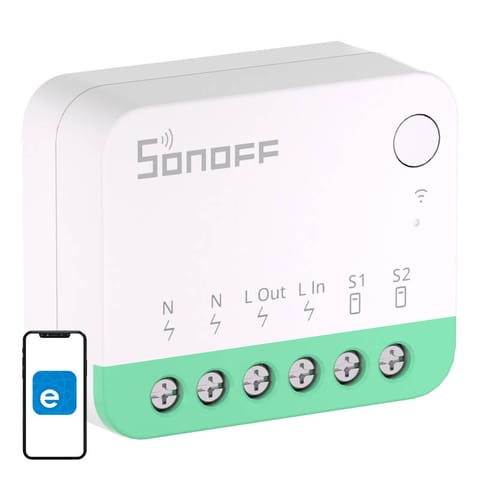 ⁨Inteligentny przełącznik WiFi Sonoff MINIR4M Matter (HomeKit, SmartThings)⁩ w sklepie Wasserman.eu