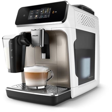 ⁨Philips Coffee maker | EP2333/40 | Pump pressure 15 bar | Built-in milk frother | Fully Automatic | 1500 W | White⁩ at Wasserman.eu