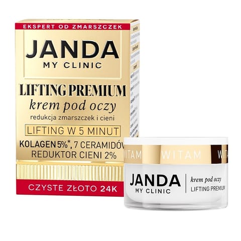 ⁨JANDA My Clinic Lifting Premium Krem pod oczy 15 ml⁩ w sklepie Wasserman.eu