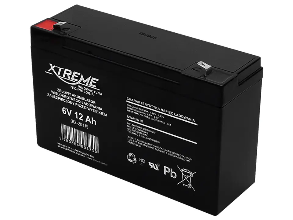 ⁨Gel battery 6V 12Ah XTREME⁩ at Wasserman.eu