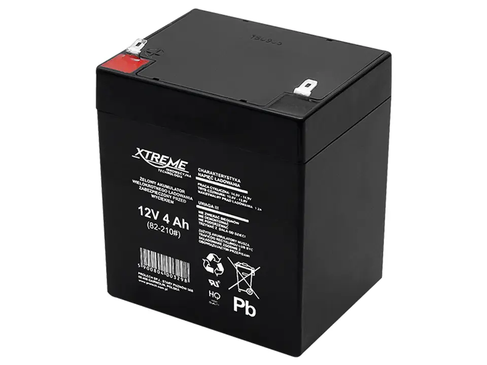 ⁨Gel battery 12V 4Ah XTREME⁩ at Wasserman.eu