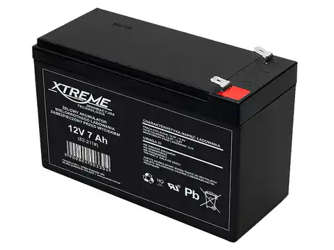 ⁨Gel-Batterie 12V 7.0Ah XTREME⁩ im Wasserman.eu