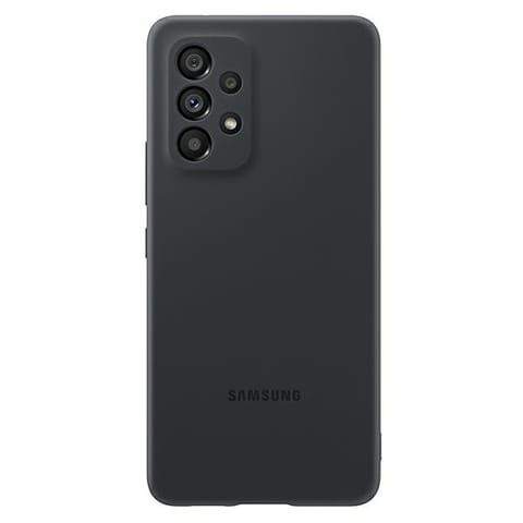 ⁨Etui Samsung EF-PA536TB A53 5G A536czarny/black Silicone Cover⁩ w sklepie Wasserman.eu