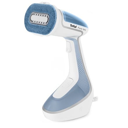 ⁨TEFAL | Pure Tex Garment Steamer | DT9531E0 | Handheld | 1700 W | 0.2 L | 30 g/min | White/Blue⁩ at Wasserman.eu