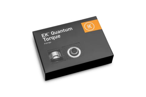 ⁨EK Water Blocks EK-Quantum Torque HDC 16 - Pack of 6, silver⁩ at Wasserman.eu