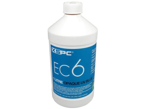 XSPC EC6 Płyn chłodzący, 1 litr - niebieski nieprzezroczysty, UV w sklepie Wasserman.eu