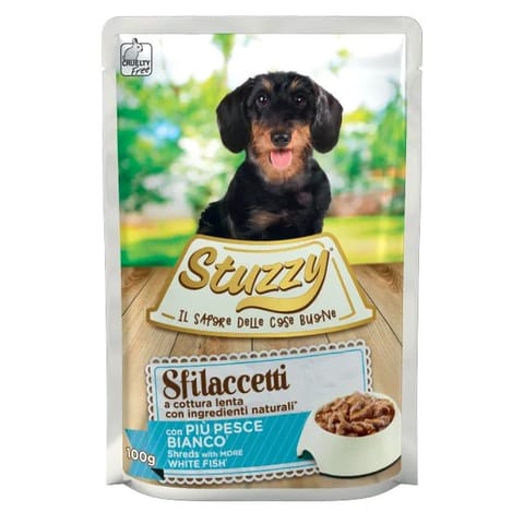 ⁨STUZZY SHREDS z WHITEFISH 100g⁩ w sklepie Wasserman.eu