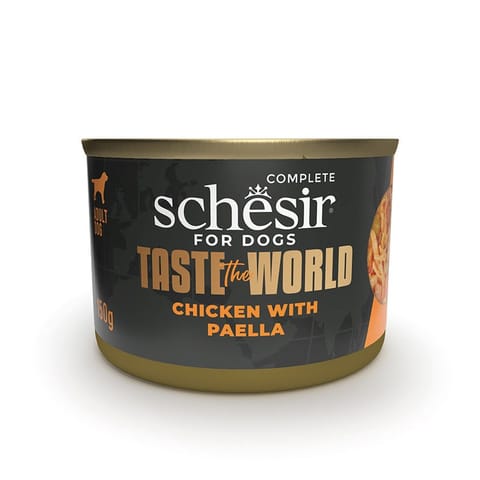 ⁨SCHESIR Taste the world Chicken paella - wet dog food - 150g⁩ at Wasserman.eu