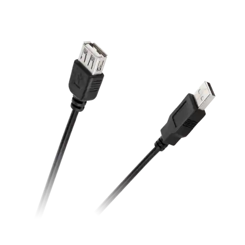 ⁨Kabel USB typ A wtyk - gniazdo 0,8m⁩ w sklepie Wasserman.eu